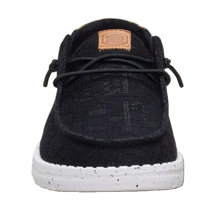 Hey Dude Wendy Wildcat Women's Slip On Casual Shoe Black / Leopard