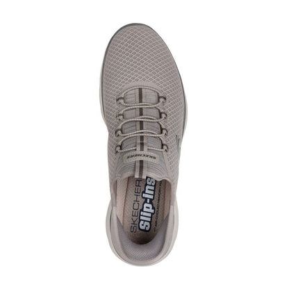 Skechers Summits High Range Men's Slip-In Memory Foam Trainer Taupe