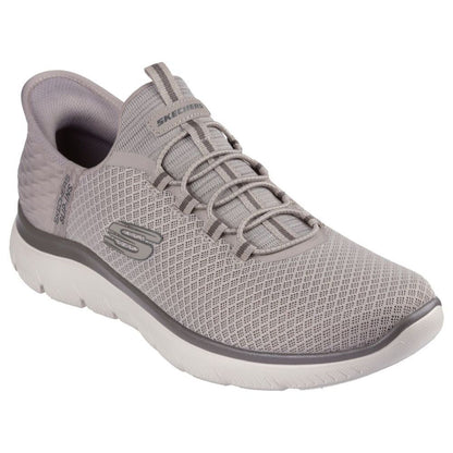 Skechers Summits High Range Men's Slip-In Memory Foam Trainer Taupe