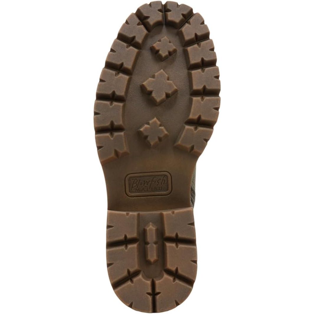 Blowfish Malibu Joy Women's Vegan Zip Up Ankle Boot Dark Brown