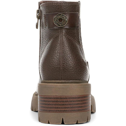 Blowfish Malibu Joy Women's Vegan Zip Up Ankle Boot Dark Brown