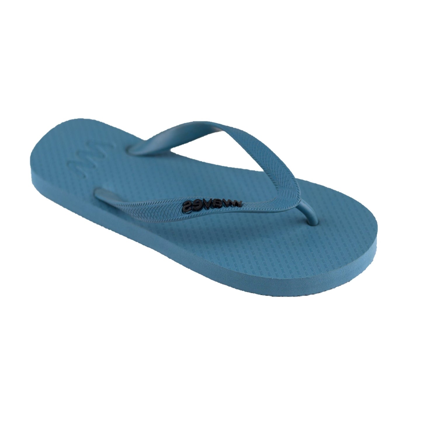 Waves Women's Ethical Natural Rubber Vegan Flip Flop Petrol Blue