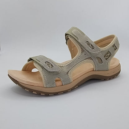 Free Spirit Frisco Women's Leather Touch Fastening Sandal New Elm