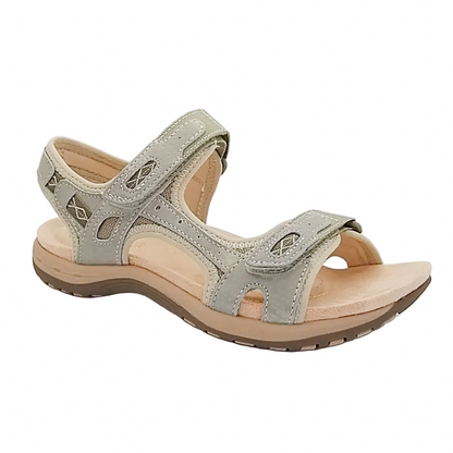 Free Spirit Frisco Women's Leather Touch Fastening Sandal New Elm
