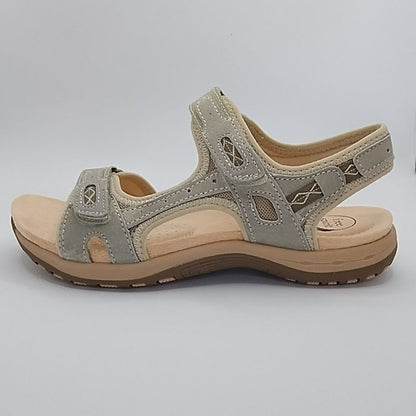 Free Spirit Frisco Women's Leather Touch Fastening Sandal New Elm