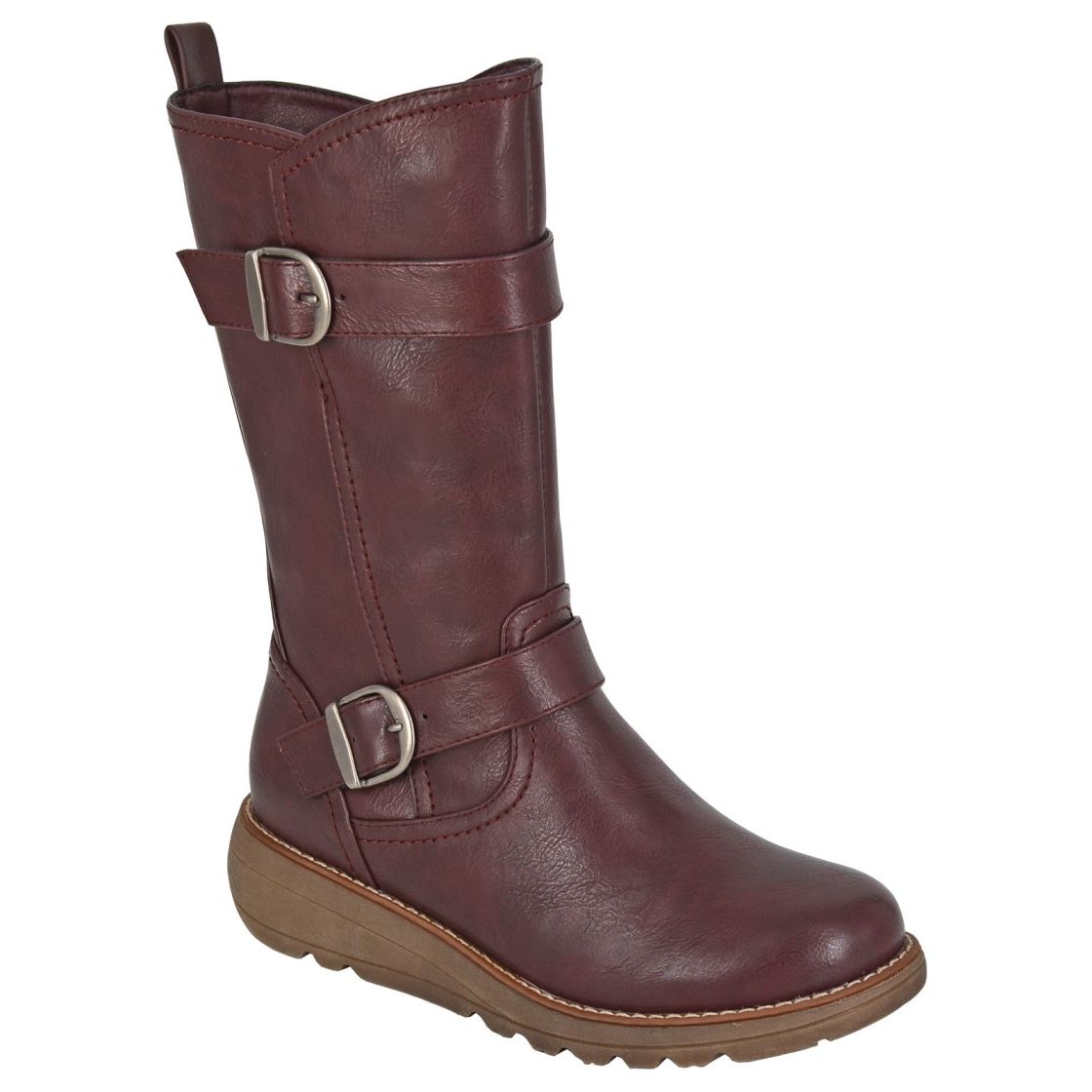 Cipriata Arcisa Women's Mid Calf Boot Burgundy