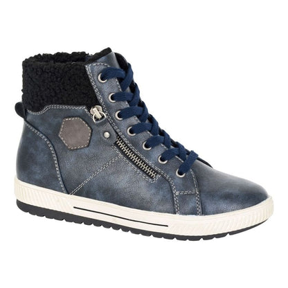 Cipriata Semira Women's Lace Up / Zip Up Ankle Boot Navy