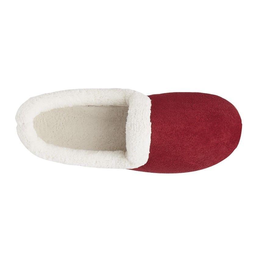 Sleepers Sandie II Women's Memory Foam Tab Slipper Wine