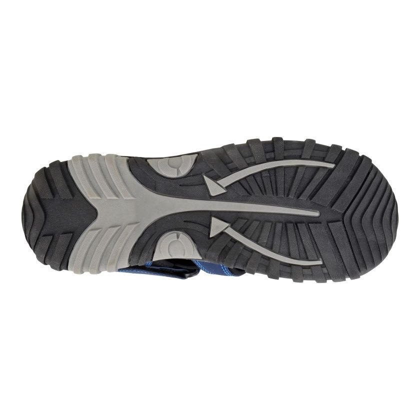 PDQ Men's Toggle and Touch Fastening Trail Sandal Navy Blue