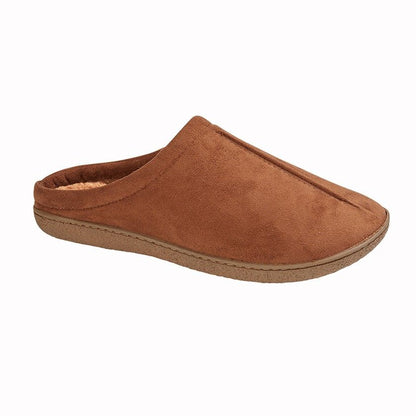 Zedzzz Alex Men's Centre Seam Mule Slipper Tan
