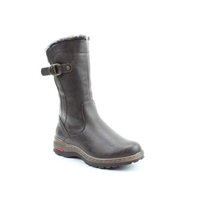 Heavenly Feet Bramble1 Women's Relaxed Mid Calf Boot Chocolate VEGAN FRIENDLY