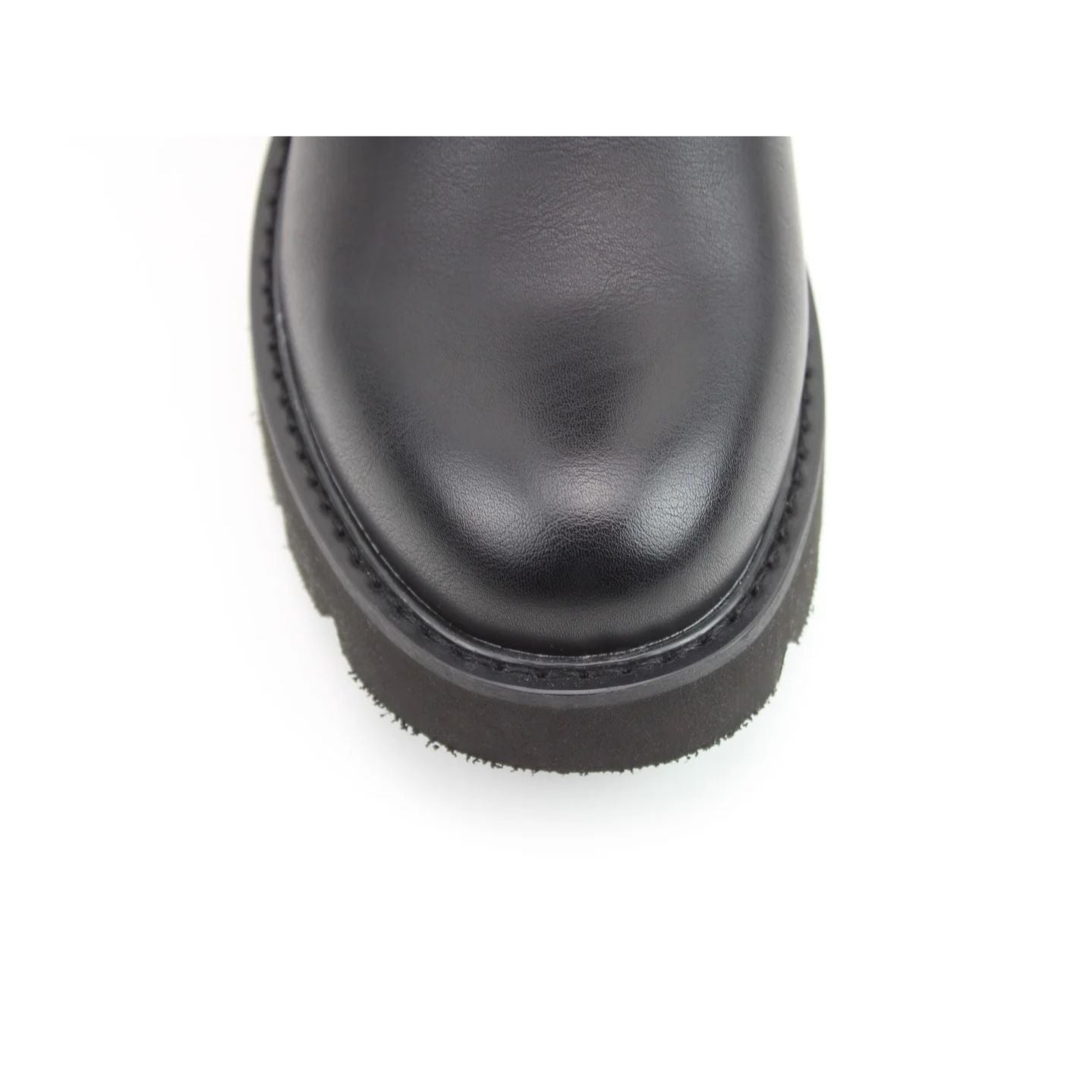 Heavenly Feet Kin Combo Women's Zip Up Mid Calf Biker Style Lightweight Boot Black/Chocolate