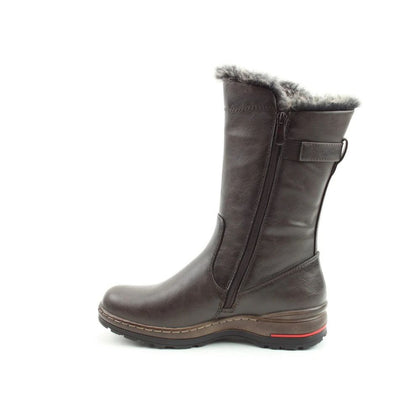 Heavenly Feet Bramble1 Women's Relaxed Mid Calf Boot Chocolate VEGAN FRIENDLY