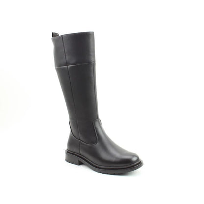 Heavenly Feet Honeysuckle Women's Zip Up Long Riding Style Boot Black