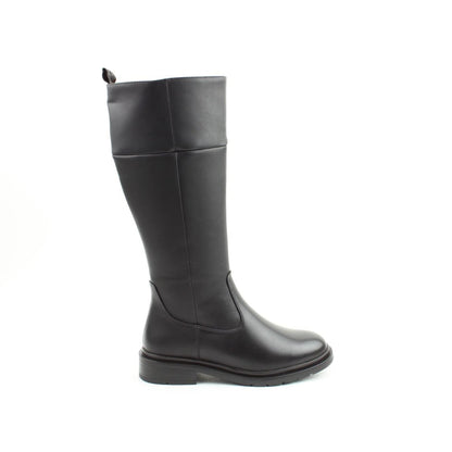 Heavenly Feet Honeysuckle Women's Zip Up Long Riding Style Boot Black