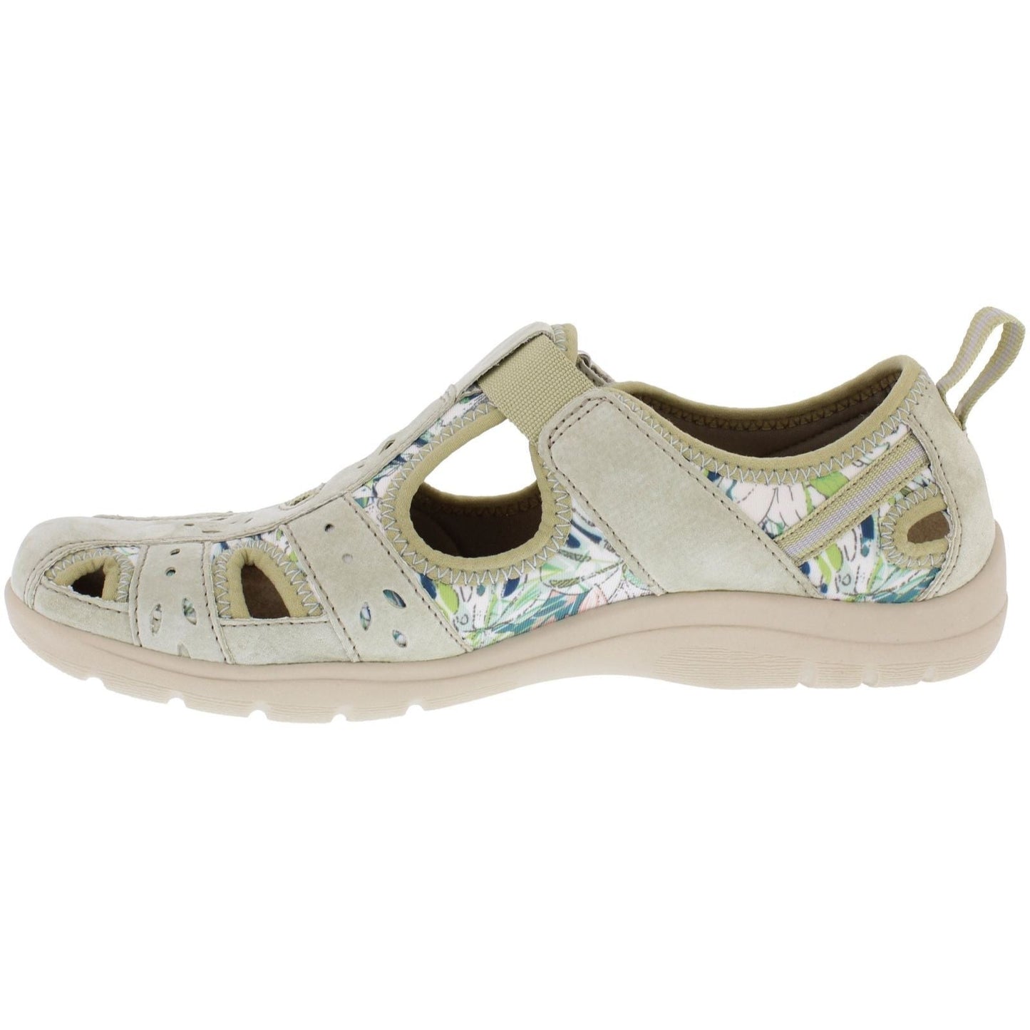 Free Spirit Cleveland Women's Leather Sandal Shoe Sage/Multi