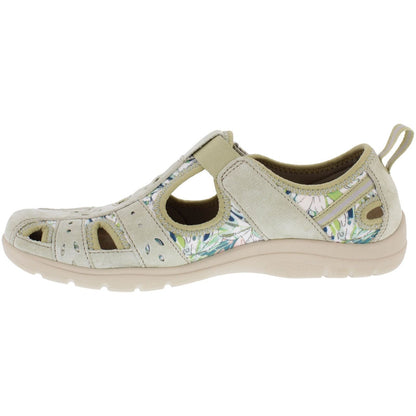 Free Spirit Cleveland Women's Leather Sandal Shoe Sage/Multi