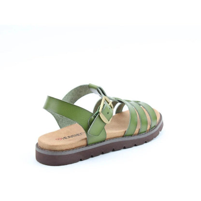 Heavenly Feet Saltwater Women's Lightweight Fisherman Sandal Forest VEGAN FRIENDLY