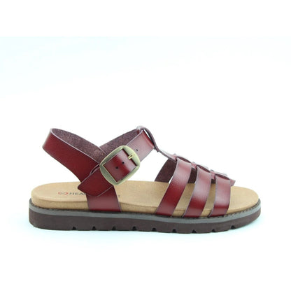 Heavenly Feet Saltwater Women's Lightweight Fisherman Sandal Redwood VEGAN FRIENDLY