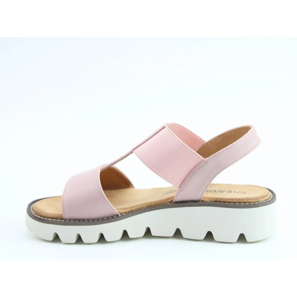 Heavenly Feet Ritz Ladies Lightweight Chunky Sandal Pink VEGAN FRIENDLY