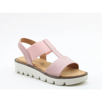 Heavenly Feet Ritz Ladies Lightweight Chunky Sandal Pink VEGAN FRIENDLY