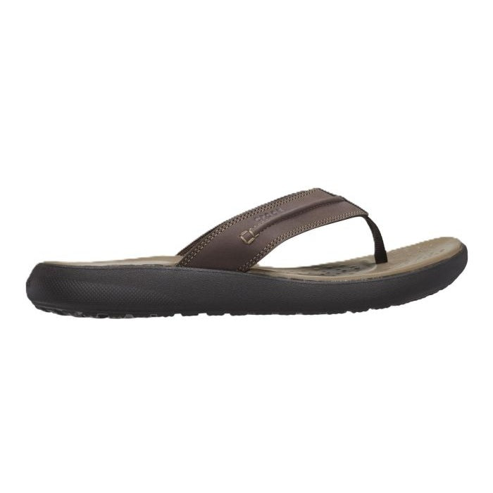 Crocs Yukon Vista II Flip Men's Lightweight Toe Post Flip Flop Espresso