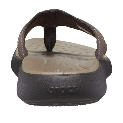 Crocs Yukon Vista II Flip Men's Lightweight Toe Post Flip Flop Espresso